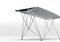 Desk with Anodized Silver Top and Inox Legs by Konstantin Grcic 2