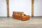 DS-85 Sofa in Cognac Leather and Chrome from de Sede, 1960s 11
