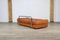 DS-85 Sofa in Cognac Leather and Chrome from de Sede, 1960s 2