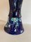 Vintage Blue Ceramic Vase 17