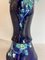 Vintage Blue Ceramic Vase 16