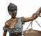 Statua di Lady Justice in bronzo in stile romano, Immagine 4