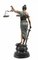 Statua di Lady Justice in bronzo in stile romano, Immagine 8