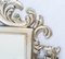 Gilt Rococo Mirror in Silver Carved Frame 2