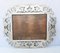Gilt Rococo Mirror in Silver Carved Frame 6
