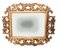 Specchio Giorgio II Rococò in vetro dorato, Immagine 1