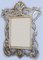 Italian Rococo Gilt Mirror Silver Glass, Image 1