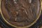 Medaglione neoclassico in bronzo con coppia in trono, Immagine 4