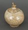 Bonbonniere Jar with Lid in Stoneware Egg Shape Bird Nest by Bode Willumsen 3