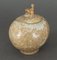 Bonbonniere Jar with Lid in Stoneware Egg Shape Bird Nest by Bode Willumsen 4