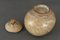 Bonbonniere Jar with Lid in Stoneware Egg Shape Bird Nest by Bode Willumsen 8