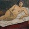 J. Pegeaud-Deva, Mujer desnuda, Mediados del siglo XX, Acuarela, Imagen 3
