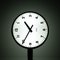 Horloge de Gare Illuminée Double Face Gent of Leicester, Royaume-Uni, 1960s 6