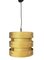 Pine Wood Straps Pendant Lamp by Zicoli Limbach, 1960s, Image 1