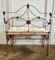 Art Nouveau Style Benches in Wrought Iron, 1950, Set of 2, Image 14