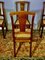 Art Nouveau Dining Chairs in Walnut & Cane, 1900s, Set of 4 13