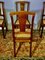 Art Nouveau Dining Chairs in Walnut & Cane, 1900s, Set of 4, Image 13