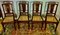 Art Nouveau Dining Chairs in Walnut & Cane, 1900s, Set of 4 1