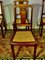 Art Nouveau Dining Chairs in Walnut & Cane, 1900s, Set of 4 10