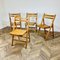 Vintage Wooden Folding Chairs by Centa, 1960s, Set of 4 4