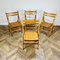 Vintage Wooden Folding Chairs by Centa, 1960s, Set of 4, Image 1