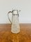 Antique Edwardian Glass and Silver Plated Claret Jug, 1900, Image 1