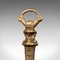 English Fireplace Poker in Brass, 1850s 7