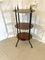Victorian Three Tier Oval Inlaid Stand Display Shelves, 1860s 1