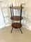 Victorian Three Tier Oval Inlaid Stand Display Shelves, 1860s, Image 1