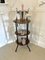 Victorian Three Tier Oval Inlaid Stand Display Shelves, 1860s 3