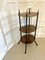 Victorian Three Tier Oval Inlaid Stand Display Shelves, 1860s, Image 2