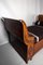 Vintage Wooden Bed with Floral Decorations 5