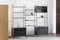 German Three-Bay Shelving System in Black from WHB, 1960s 2