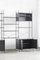 German Three-Bay Shelving System in Black from WHB, 1960s 5