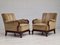 Danish Armchairs in Teak & Velour, 1950s, Set of 2, Image 1