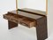 Rosewood Sycamore and Brass Console Vanity by Paolo Buffa, 1940s, Image 5