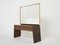 Rosewood Sycamore and Brass Console Vanity by Paolo Buffa, 1940s 10