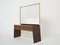 Rosewood Sycamore and Brass Console Vanity by Paolo Buffa, 1940s, Image 10