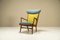 Ap-15 Wingback Armchair in Teak and Two-Tone Fabric by Hans J. Wegner, Denmark, 1951, Image 1
