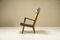 Ap-15 Wingback Armchair in Teak and Two-Tone Fabric by Hans J. Wegner, Denmark, 1951, Image 3