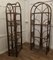 Tall Bamboo and Glass Room Dividers, Set of 2 4