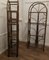 Tall Bamboo and Glass Room Dividers, Set of 2 5