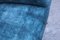 Butacas italianas de terciopelo azul con patas de latón al estilo de Gio Ponti, años 50. Juego de 2, Imagen 4