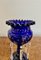 Antique Victorian Blue Glass Lustre, 1860 5