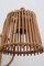 Italian Wall Lamp in Braided Bamboo in the style of Franco Albini, 1950s, Image 8