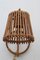 Italian Wall Lamp in Braided Bamboo in the style of Franco Albini, 1950s, Image 13