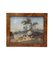 Artista francés, paisaje rural, siglo XIX, pastel, enmarcado, Imagen 1
