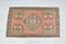 Vintage Anatolian Pink Handmade Pastel Door Mat Rug 2