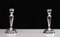 Rococo German Silver Candlesticks, 1920s, Set of 2, Image 1