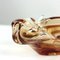 Czechoslovakian Art Glass Amber Bowl by Jan Beranek for Skrdlovice, 1960 7